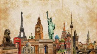 Landmarks from different countries