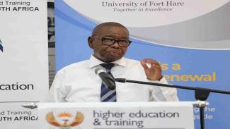 Nzimande makes speech on the issue of student housing