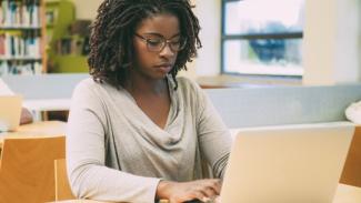 Student applying for a bursary