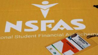 NSFAS talking about funding. 