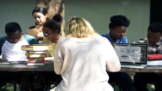 Students at a private college