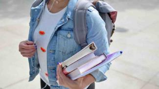 Girl experiencing benefits of a student loan
