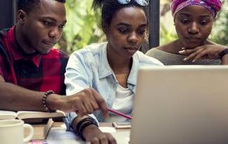 students tracking their Funza Lushaka bursary application
