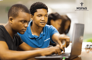 NSFAS applicants checking their application status online