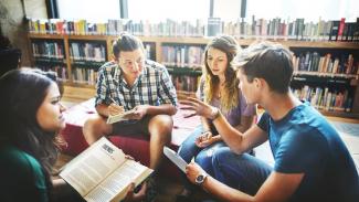 Students discuss bursary and scholarship options